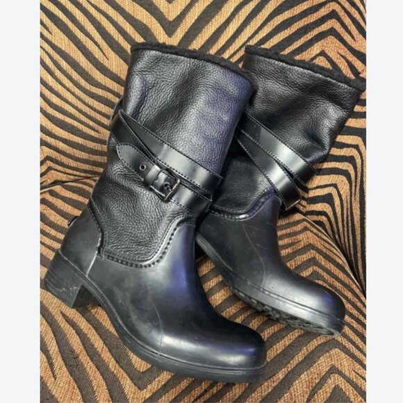 Black Coach Boots - Picture 1 of 6